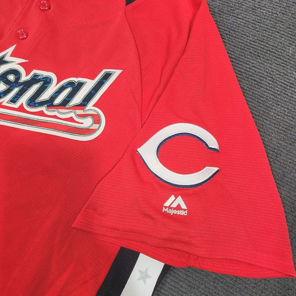 2018 National League All Star Game Jersey Washington DC Men SZ 48 #3 Gennett - Picture 3 of 11
